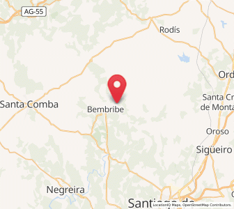 Map of Niveiro, Galicia