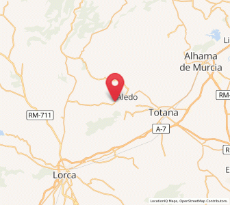 Map of Nonihay, Murcia