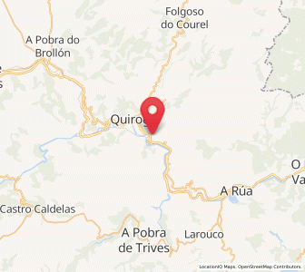 Map of Nováis, Galicia
