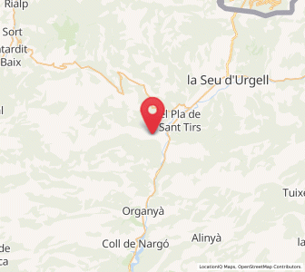 Map of Novés de Segre, Catalonia
