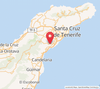Map of Nuestra Señora del Rosario, Canary Islands