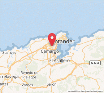 Map of Nueva Montaña, Cantabria