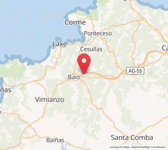 Map of O Allo, Galicia