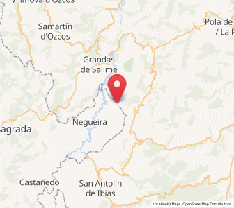 Map of O Bueye, Galicia