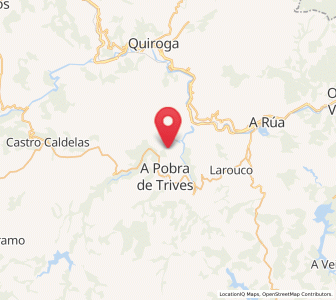 Map of O Castro, Galicia