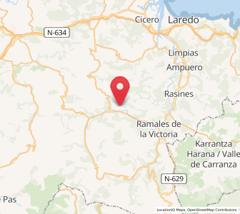 Map of Ogarrio, Cantabria