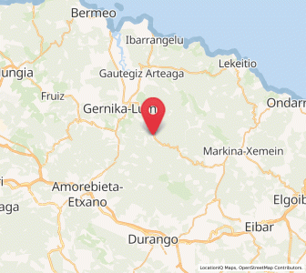 Map of Olabe, Basque Country
