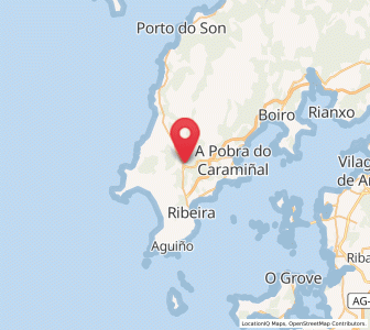 Map of Oleiros, Galicia