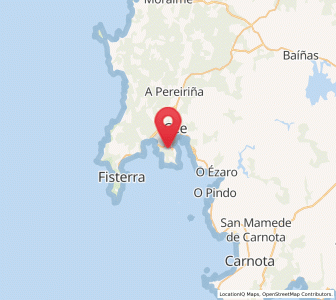 Map of Oliveira, Galicia