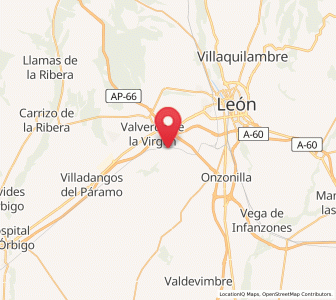Map of Oncina de la Valdoncina, Castille and León