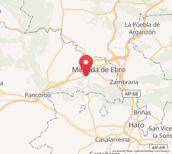 Map of Orón, Castille and León
