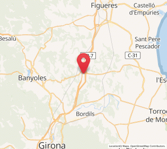 Map of Orriols, Catalonia