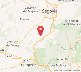 Map of Ortigosa del Monte, Castille and León