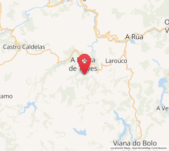 Map of Os Casares, Galicia