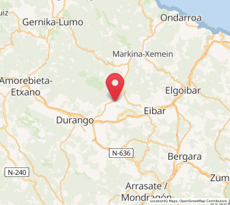 Map of Osma, Basque Country