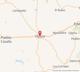 Map of Osuna, Andalusia