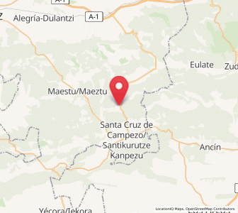 Map of Oteo, Basque Country