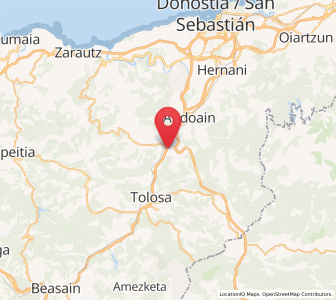 Map of Otsabi, Basque Country