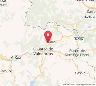 Map of Oval, Galicia