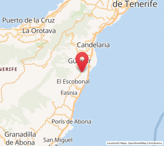 Map of Pájara, Canary Islands