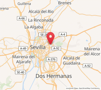 Map of Palacio De Congresos, Urbadiez, Entrepuentes, Andalusia