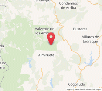 Map of Palancares, Castille-La Mancha