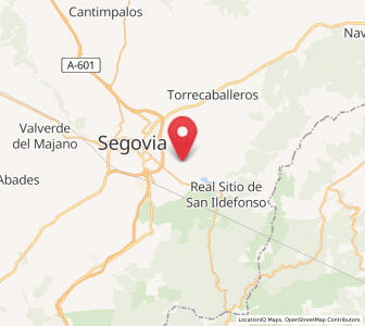 Map of Palazuelos de Eresma, Castille and León