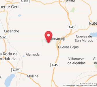 Map of Palenciana, Andalusia