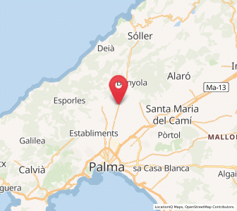 Map of Palmanyola, Balearic Islands