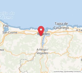 Map of Palmeira, Galicia
