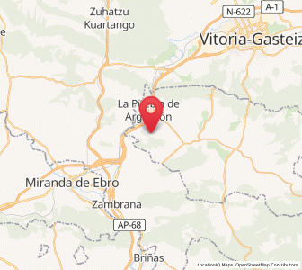 Map of Pangua, Castille and León