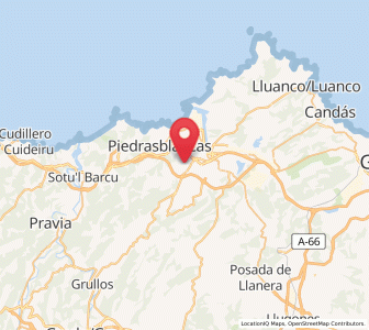 Map of Parroquia de Miranda, Asturias