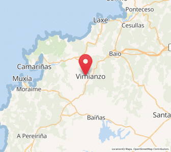 Map of Pasantes, Galicia
