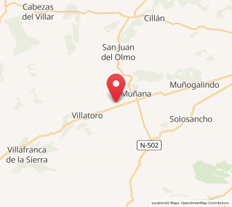 Map of Pascual Muñoz, Castille and León