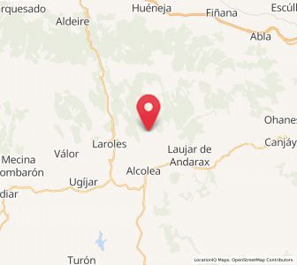 Map of Paterna del Río, Andalusia