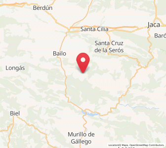 Map of Paternoy, Aragon