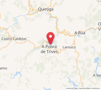Map of Pazo de Paradela, Galicia