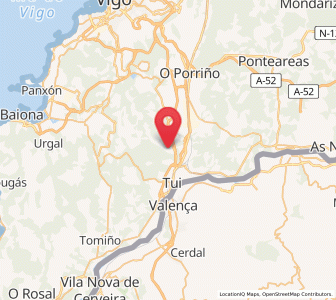 Map of Pazos de Reis, Galicia