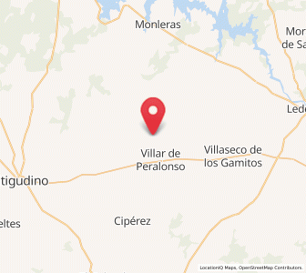 Map of Pedernal, Castille and León