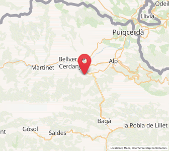 Map of Pedra, Catalonia