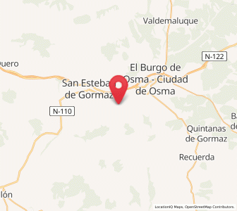 Map of Pedraja de San Esteban, Castille and León