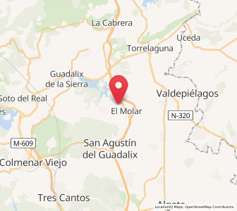 Map of Pedrezuela, Madrid