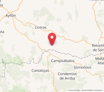 Map of Pedro, Castille and León