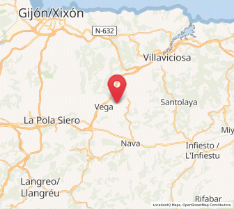 Map of Pedrosa, Asturias