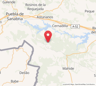 Map of Pedroso de la Carballeda, Castille and León