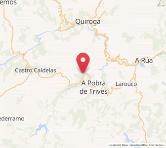 Map of Pena de Folenche, Galicia
