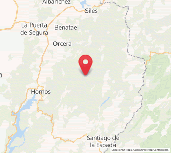 Map of Peña Rubia, Andalusia