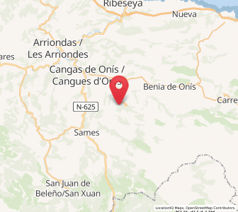 Map of Peñalva, Asturias