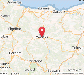 Map of Perdillegi, Basque Country