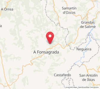 Map of Pereira, Galicia